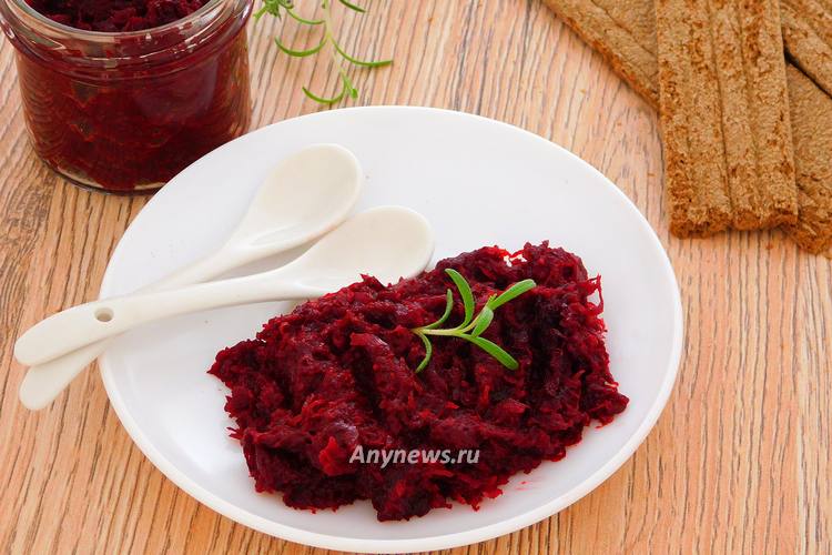 Икра из свеклы на сковороде - рецепт