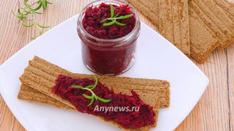 Икра из свеклы на сковороде