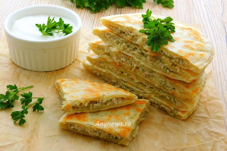 Жареные лепешки с фаршем на сковороде - рецепт
