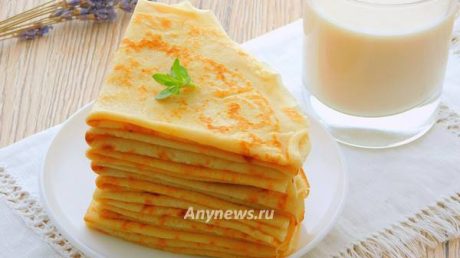 Блины на топленом молоке