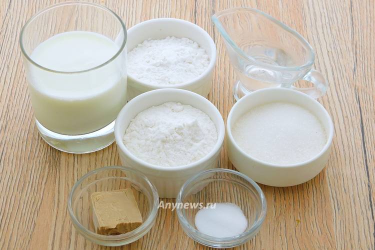 китайские рисовые булочки на пару - продукты