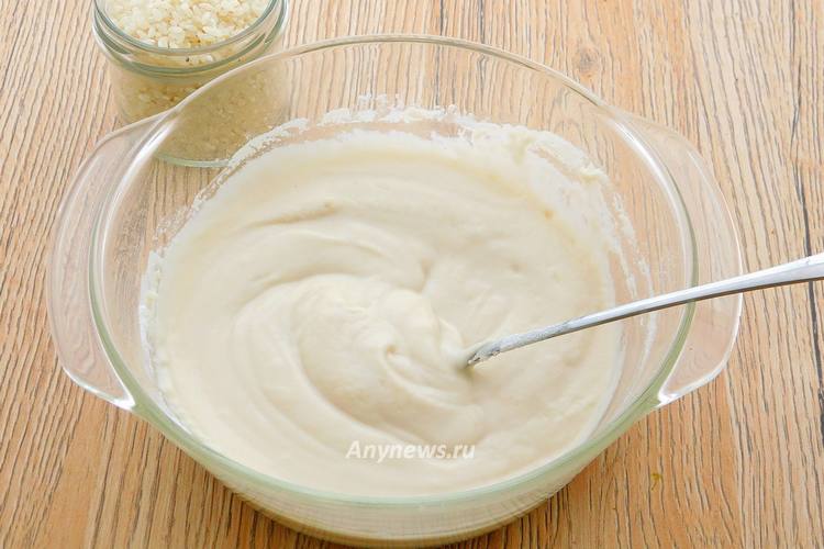 Тесто из рисовой муки для булочек