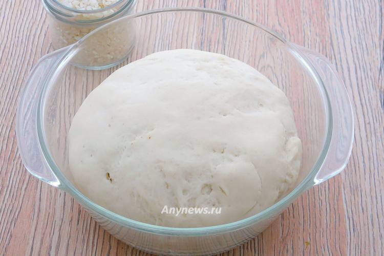 Рисовые булочки на пару - тесто