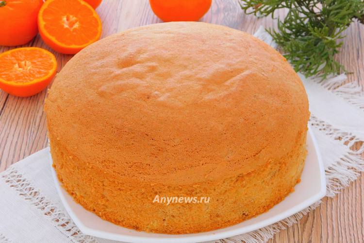 Пирог шарлотка с мандаринами