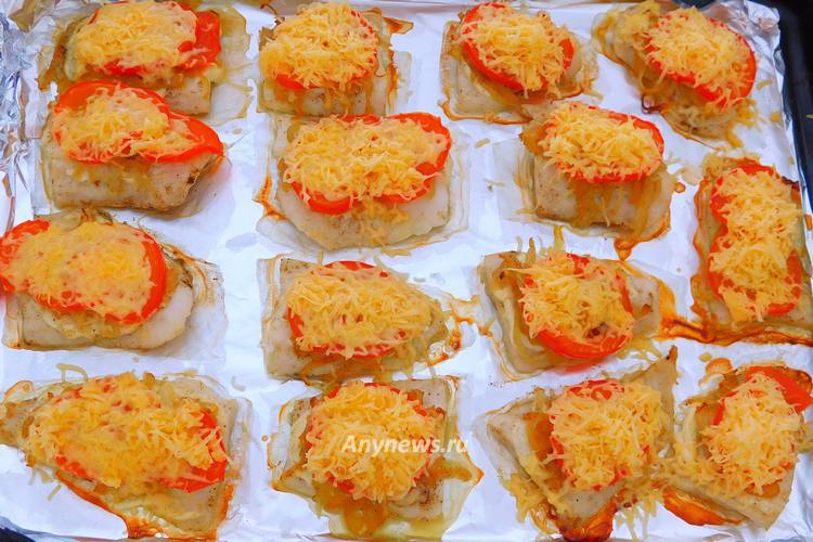 Рыба по-французски запекается в духовке 20 минут