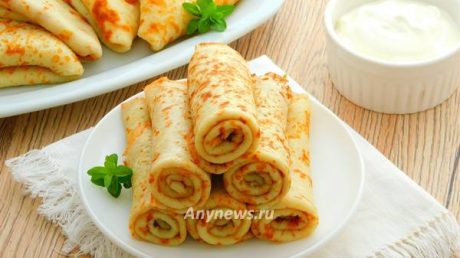 Блины творожные на кефире