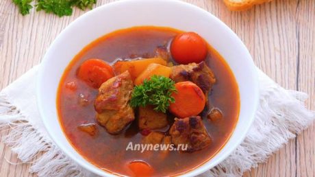 Шурпа из свинины