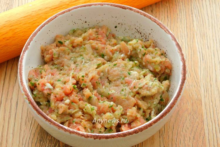 Манты с мясом в духовке - начинка
